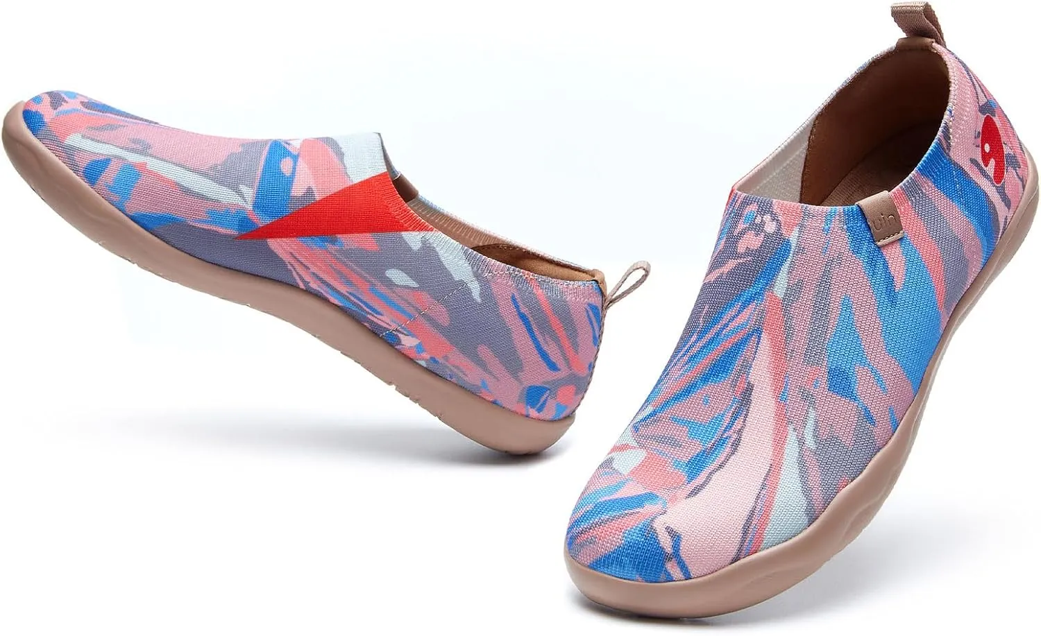 UIN Women's Art Travel Shoes Toledo Ⅰ Knit Slip On Comfort Sneaker Art Series