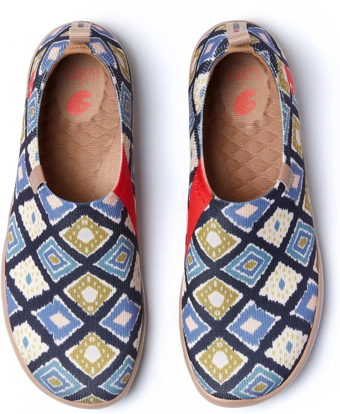 UIN Women's Art Travel Shoes Toledo Ⅰ Knit Slip On Comfort Sneaker Art Series