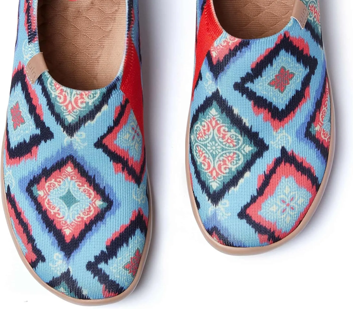 UIN Women's Art Travel Shoes Toledo Ⅰ Knit Slip On Comfort Sneaker Art Series