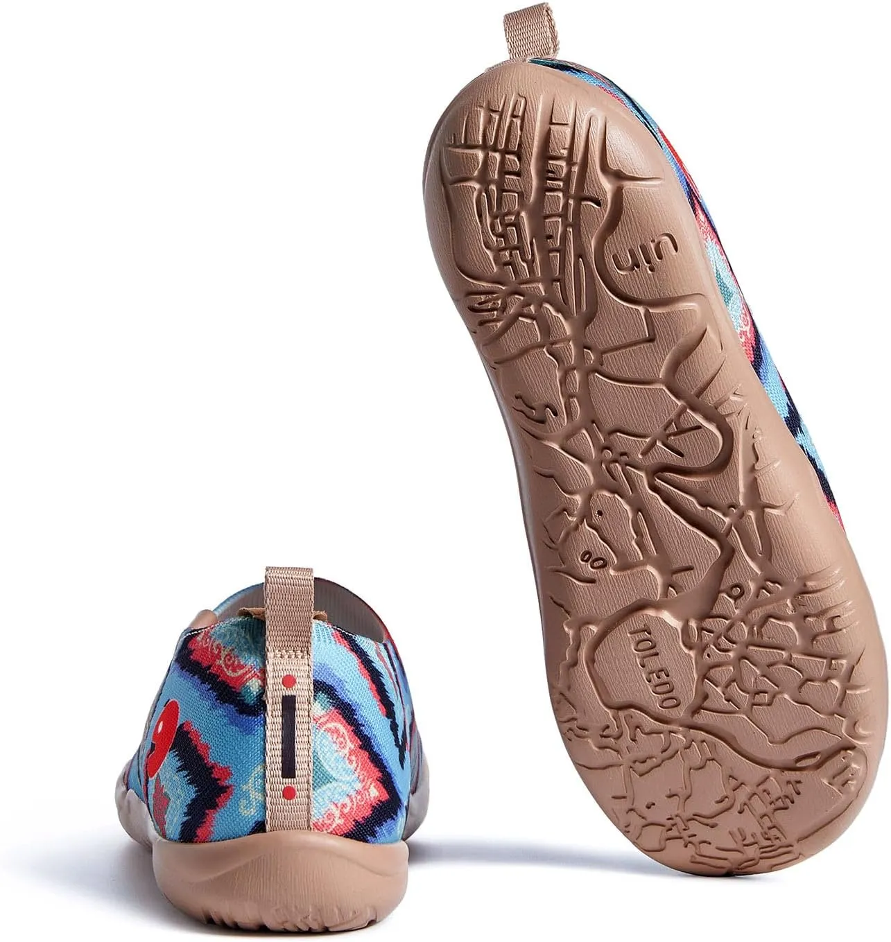 UIN Women's Art Travel Shoes Toledo Ⅰ Knit Slip On Comfort Sneaker Art Series