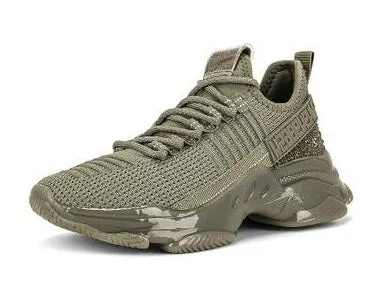 Up Sneaker Women's Multi Platform Long-term Maxima Lace Madden Steve Affordable Olive Sneakers