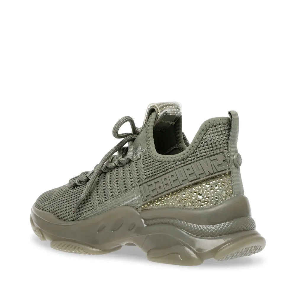 Up Sneaker Women's Multi Platform Long-term Maxima Lace Madden Steve Affordable Olive Sneakers