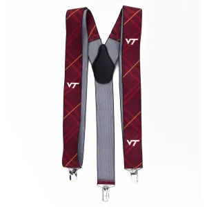 Virginia Tech Hokies Ncaa Oxford Mens Suspenders