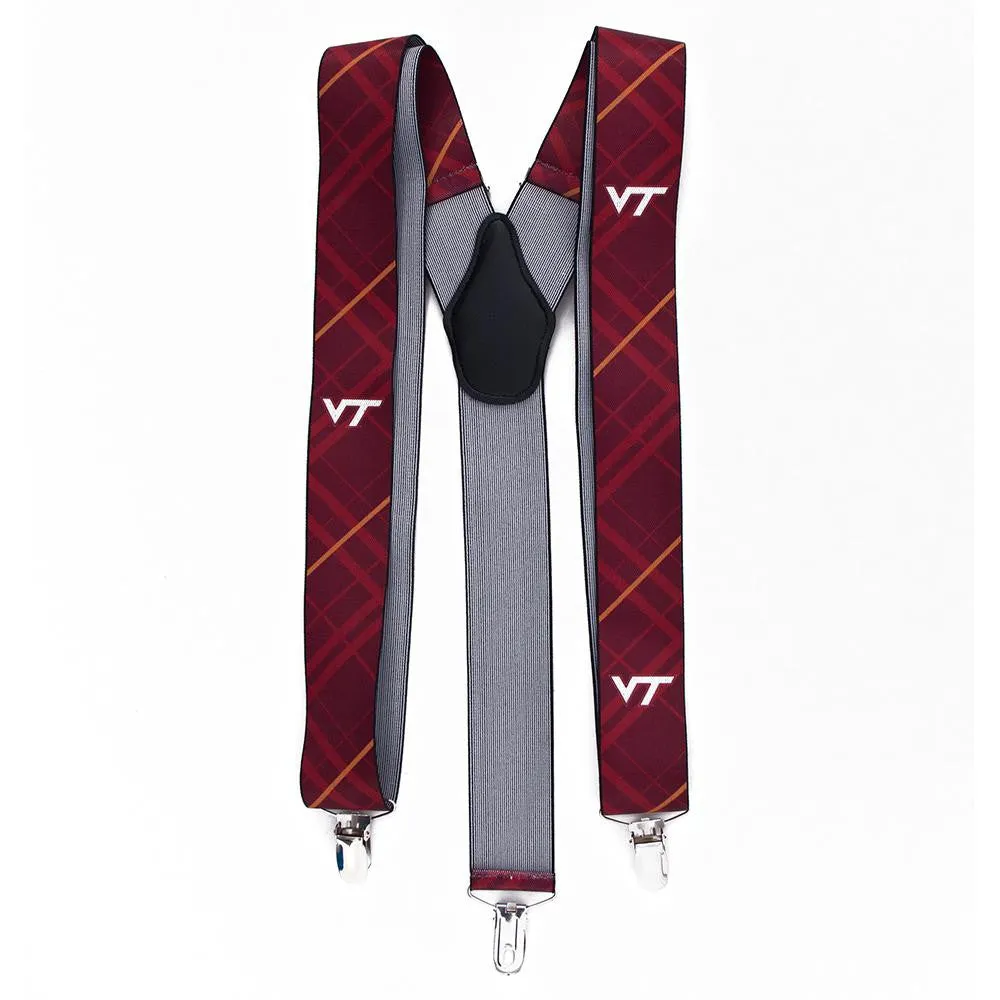 Virginia Tech Hokies Ncaa Oxford Mens Suspenders