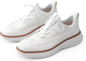 Xingh Men's Oxford Ridge Leather Sneakers